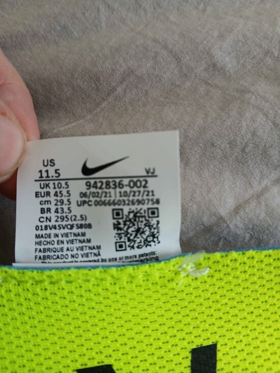 Nike Free RN 2018 Mens Lightweight Running Shoes  Black 942836 002 New 11.5 New main image 5